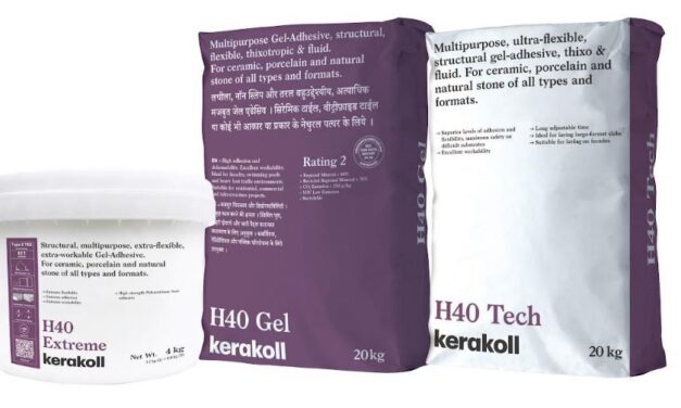 Kerakoll Strengthens H40 Family, Reinforcing H40 Gel Legacy and Introducing Next-Generation Adhesive Solutions in India