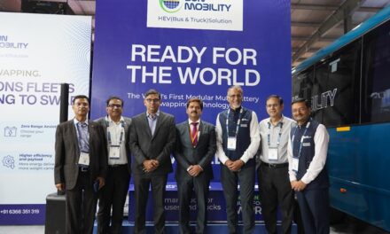 SUN Mobility HEV Business Showcases the World's First Modular Multi-Battery Swappable Solution with the Tata Starbus EV Platform at Prawaas 5.0