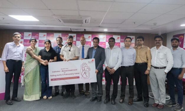 Kauvery Hospital Alwarpet Performs World's First Catheter-Based Treatment for Two Failing Heart Valves in a Man Aged 58 in Hybrid Cath Lab
