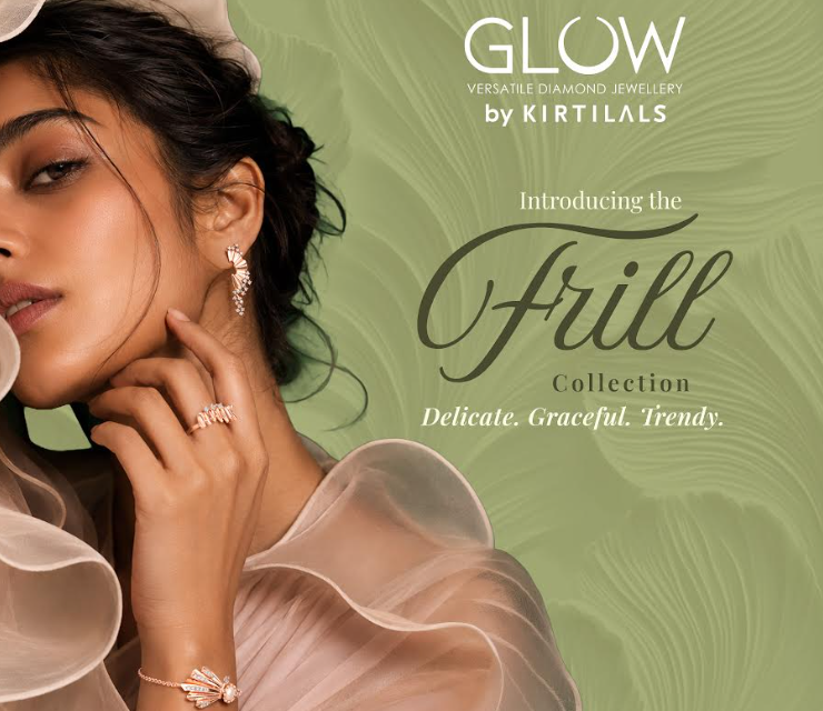 Glow by Kirtilals Unveils 'The Frill Collection': A Contemporary Natural Diamonds Collection, Inspired by Graceful Movement