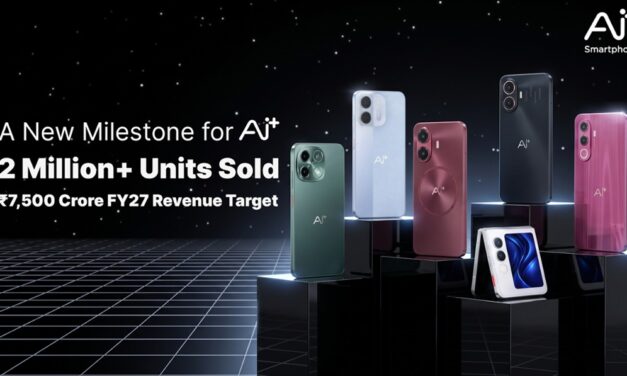 Ai+ Smartphone Targets Rs 7,500 Crore Revenue in FY27 after Crossing 2 Million Units Sold Since Launch
