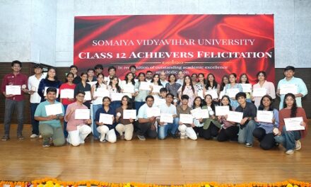 From Achievement to Possibility: Class 12 Student Achievers Make Somaiya Vidyavihar University Proud