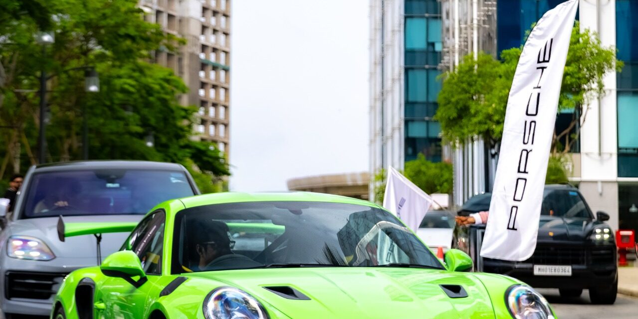 100+ Porsches Take Over Mumbai for a Friendship Day Drive