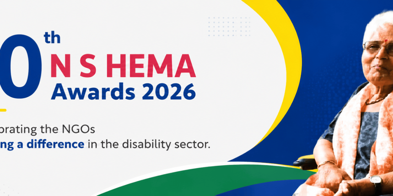 Applications Open for the 10th N.S. Hema Memorial Awards to Recognise Organisations Advancing Disability Inclusion
