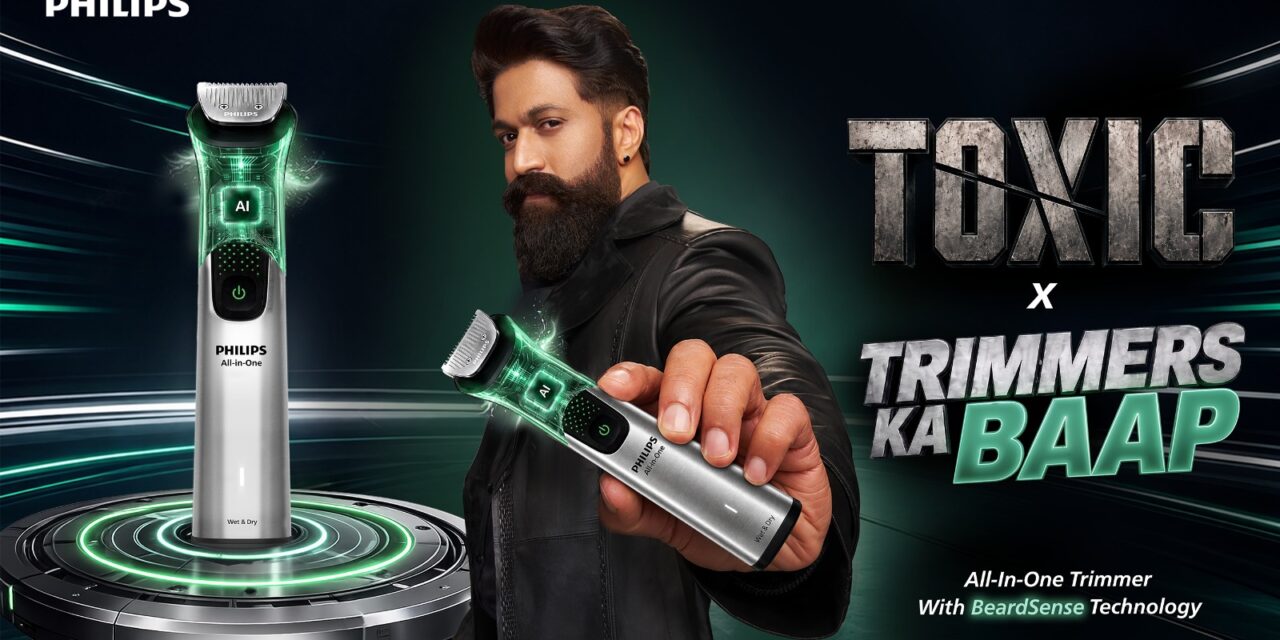Philips India Names Rocking Star Yash as Brand Ambassador for Men's Grooming; Joins 'Toxic: A Fairy Tale for Grown-ups' as Official Grooming Partner